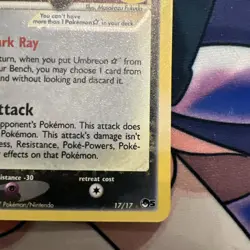 Pokemon TCG Umbreon Gold Star 17/17 Celebrations Classic Collection NM Condition - Image 5
