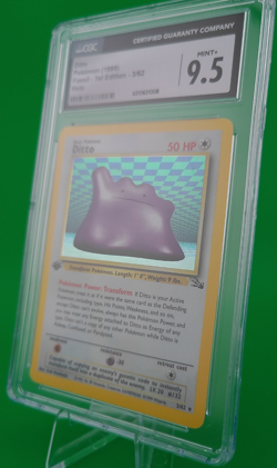 Ditto Holo #3 English Pokemon 1999 Fossil 1st Edition CGC 9.5 - Image 3