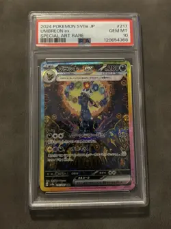PSA 10 Umbreon ex #217 Terastal Festival ex Japanese 2024 Pokemon TCG - Image 1