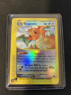 Dragonite 043/165 Expedition Base Set Reverse Holo Rare 100 HP Pokemon TCG - Image 1