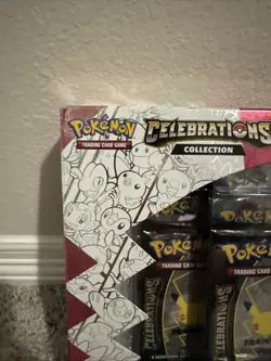 Pokemon TCG: 25th Anniversary Celebrations Collection Box Dark Sylveon V Booster 820650809392 - Image 2