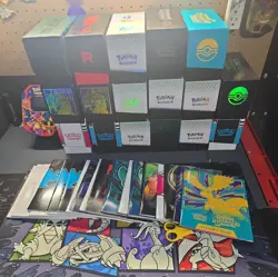 17 Pokemon Empty ETB Lot Assorted Series Very Nice Variety and Collection - Image 1