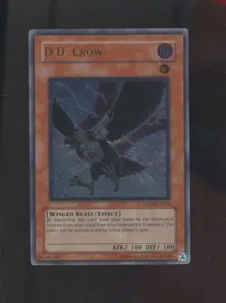 2007 Yu-Gi-Oh! STON-EN024 D.D. Crow Ultimate Rare - Image 1