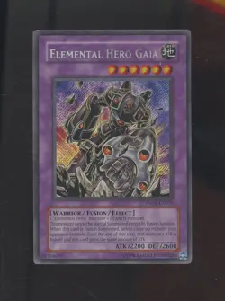 2009 Yu-Gi-Oh! ANPR-EN099 Elemental Hero Gaia Secret Rare - Image 1