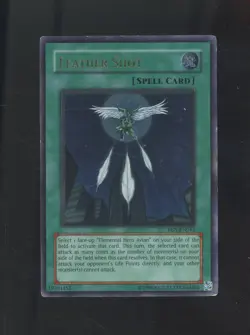 2005 Yu-Gi-Oh! EEN-EN042 Feather Shot Ultimate Rare - Image 1