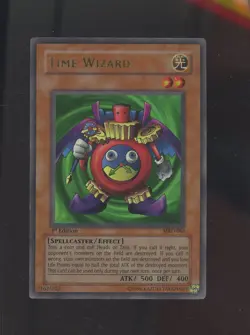 2002 Yu-Gi-Oh! MRD-065 1st Edition Time Wizard Ultra Rare - Image 1