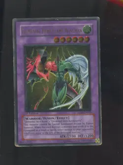 2005 Yu-Gi-Oh! TLM-EN035 1st Edition Elemental Hero Flame Wingman Ultimate Rare - Image 1