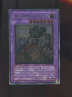2007 Yu-Gi-Oh! STON-EN035 1st Edition Elemental Hero Grand Neos Ultimate Rare - Image 1