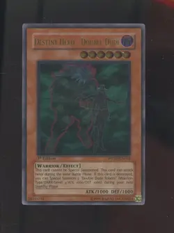 2006 Yu-Gi-Oh! POTD-EN012 1st Edition Destiny Hero - Double Dude Ultimate Rare - Image 1