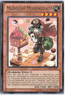 Yugioh - Madolche Messengelato ABYR-EN027 Unlimited - Abyss Rising - Image 1