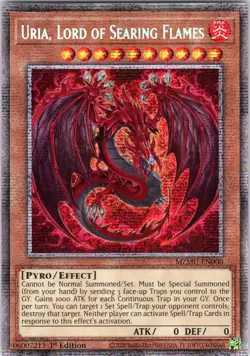 Uria, Lord of Searing Flames (Starlight Rare) MZMU EN000 LP - Image 1