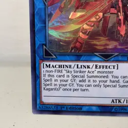 Sky Striker Ace - Kagari DUOV-EN060 Ultra Rare 1st Edition Near Mint Yugioh TCG - Image 5