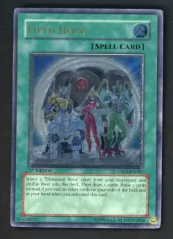 2007 Yu-Gi-Oh! TAEV-EN045 1st Edition Fifth Hope Ultimate Rare - Image 1