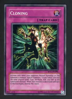 2008 Yu-Gi-Oh! RP01-EN094 Cloning Secret Rare - Image 1