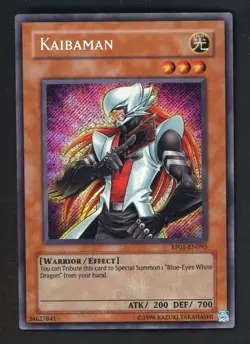 2008 Yu-Gi-Oh! RP01-EN095 Kaibaman Secret Rare - Image 1
