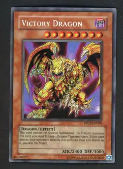 2009 Yu-Gi-Oh! RP02-EN098 Victory Dragon Secret Rare - Image 1
