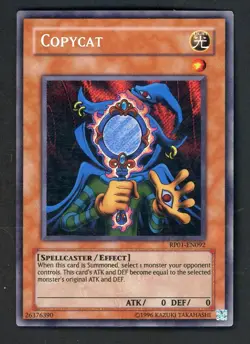 2008 Yu-Gi-Oh! RP01-EN092 Copycat Secret Rare - Image 1