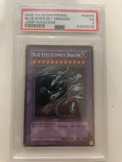 Yugioh PSA 5 Blue Eyes Ultimate Dragon JMP-EN005 - Image 1