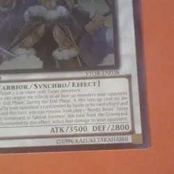 Konami Thor, Lord of the Aesir STOR-EN038 Storm of Ragnarok 1st Ed Ultra Rare S… - Image 2