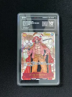 2024 One Piece TCG Japanese OP09-118 SEC Gol D. Roger PCG 10 Pristine JE21 - Image 1