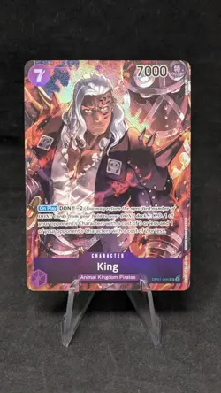 King (096) (Parallel) - One Piece CCG Romance Dawn - PRE-ERRATA [B] - Image 1