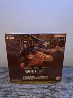 One Piece TCG Paramount War Booster Box OP-02 Red Bottom English SEALED - Image 1