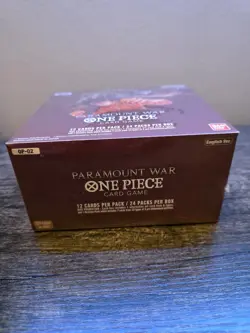 One Piece TCG Paramount War Booster Box OP-02 Red Bottom English SEALED - Image 4