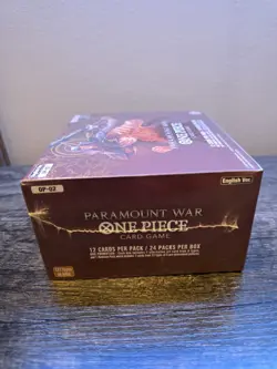 One Piece TCG Paramount War Booster Box OP-02 Red Bottom English SEALED - Image 5