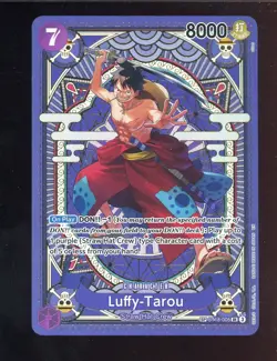 ONE PIECE Luffy-Tarou SP Alt Art ST18-005 SR A Fist of Divine Speed English - Image 1