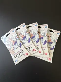 5x One Piece Awakening of the New Era Sleeved Sealed Booster Pack Lot English - Image 1