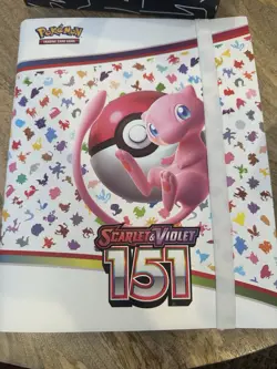 scarlet and violet 151 binder with cards - Image 1