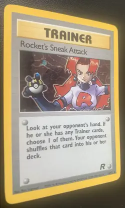 Rocket’s Sneak Attack #16 Team Rocket 2000 Pokemon Card - HP - Image 3