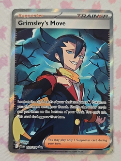 Pokemon Card Grimsley's Move 120/094 Phantasmal Flames Full Art Holo - Image 1