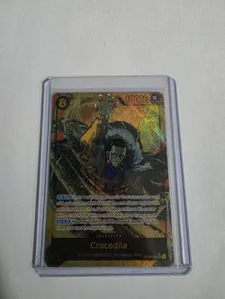 One Piece Crocodile Alternate Art-OP14-120 10000 Power Warlords Card Eng Foil - Image 1
