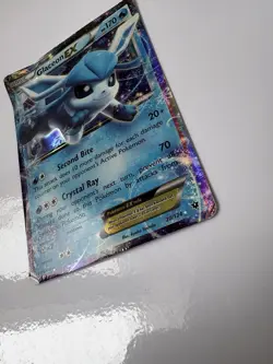 Pokemon Glaceon EX Fates Collide Ultra Rare 20/124 Holo 170 HP Card English - Image 2