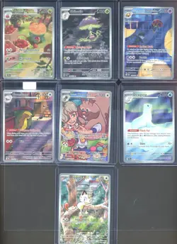 Lot (29) Assorted Pokemon Promos Illustration Rare's Cards w/ Meowth Bulbasaur - Image 2