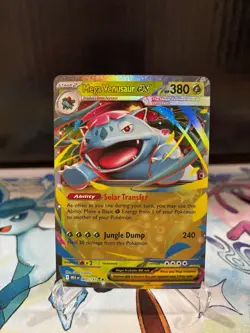 Pokemon Mega Venusaur EX 003/132 Full Art Holo 380HP Pokemon Card - Image 1