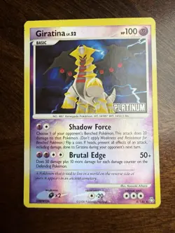 Giratina LV.52 4/146 Reverse Holo Platinum Stamped Pokemon Card MP - Image 1