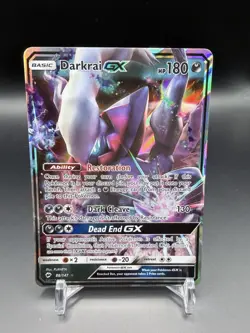Pokemon Darkrai GX TCG Burning Shadows Holo Ultra Rare Card 88/147 - Image 1