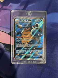 Blastoise GX SM189 Holo Black Star Promo Card Near Mint Condition Free Shipping. - Image 1