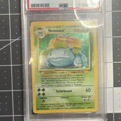 Pokemon TCG Venusaur Base Set Holo Rare 15/102 PSA 6 1999 English Card - Image 4