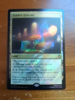 Hidden Hideout (Surge Foil) Commander: Teenage Mutant Ninja Turtles Foil - Image 1