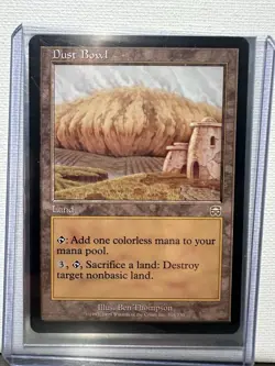 Dust Bowl Mercadian Masques Regular Land Rare 316 Magic 1999 Ben Thompson - Image 1