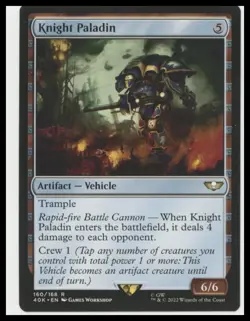Universes Beyond: Warhammer 40,000 #160 Knight Paladin MTG - Image 1