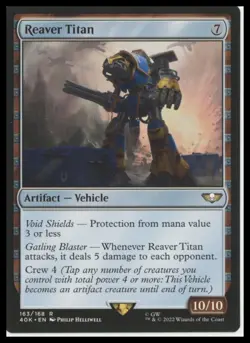 Universes Beyond: Warhammer 40,000 #163 Reaver Titan MTG - Image 1