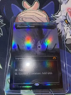 Phyrexian Tower (Borderless) Modern Horizons 3 Near Mint Foil - Image 1