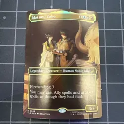 Mai and Zuko (Borderless) Avatar: The Last Airbender: Eternal-Legal Foil - Image 1