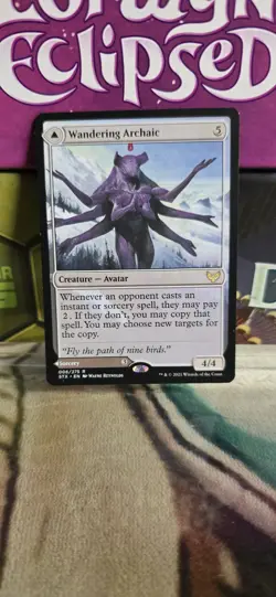 mtg- Wandering Archaic Explore the Vastlands- STRIXHAVEN -NM - Image 1
