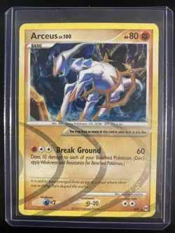 Pokemon Arceus Arceus AR8 Holo Rare Basic 80 HP Break Ground 60 - Image 1