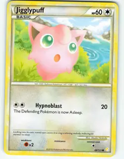 Jigglypuff - 68/123 HeartGold & SoulSilver - Pokemon TCG - 2010 - Image 1
